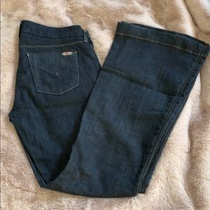 Hudson jeans dark wash flare leg